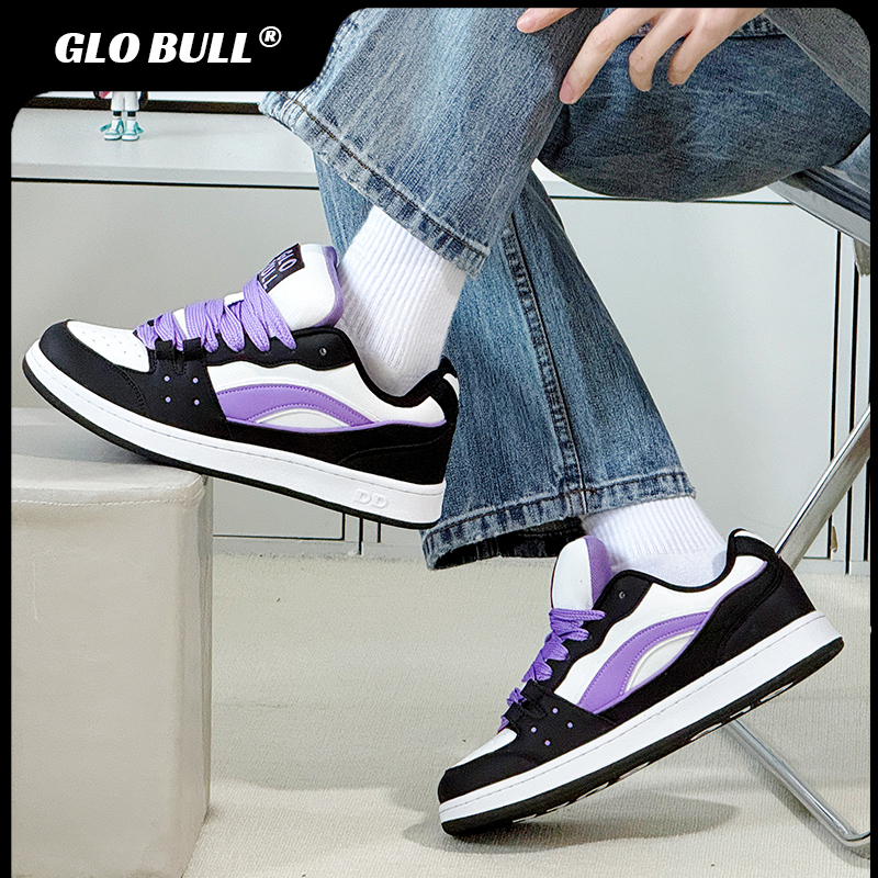 GLOBULL透气增高低帮情侣板鞋