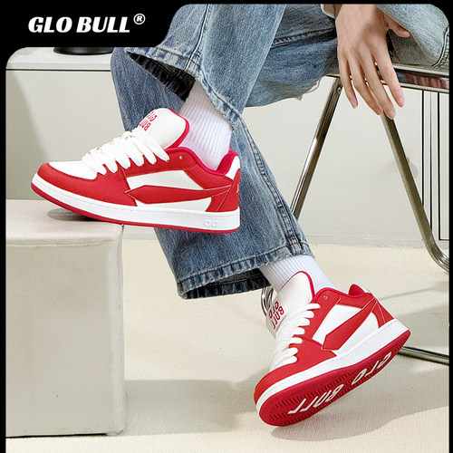 GLLOBULL透气低帮休闲面包板鞋