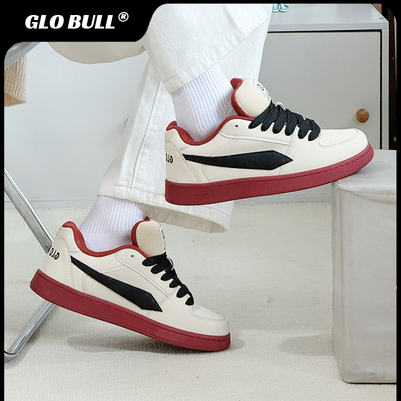 GLOBULL透气增高低帮情侣板鞋