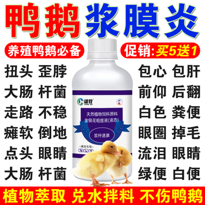 鸭鹅浆膜炎专用鸭子药大肠肝菌