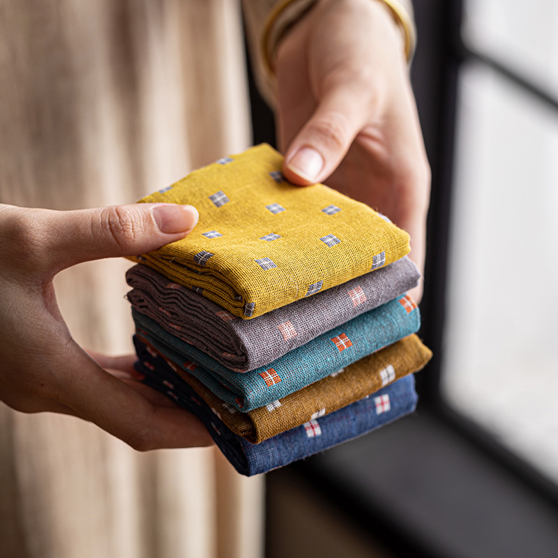 清山胡同中式棉麻茶巾茶桌布