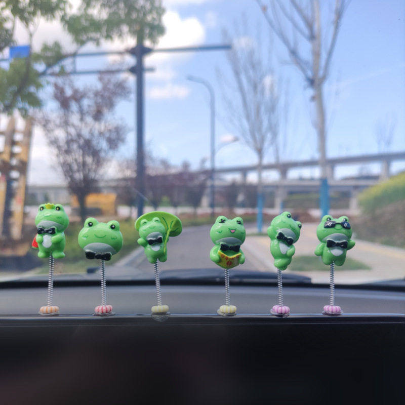 车载摇摆小青蛙摆件汽车装饰车载摆件卡通车载饰品,汽车用品/电子/清洗/改装,摆件,淘宝优惠券,粉丝福利购,淘宝优惠卷