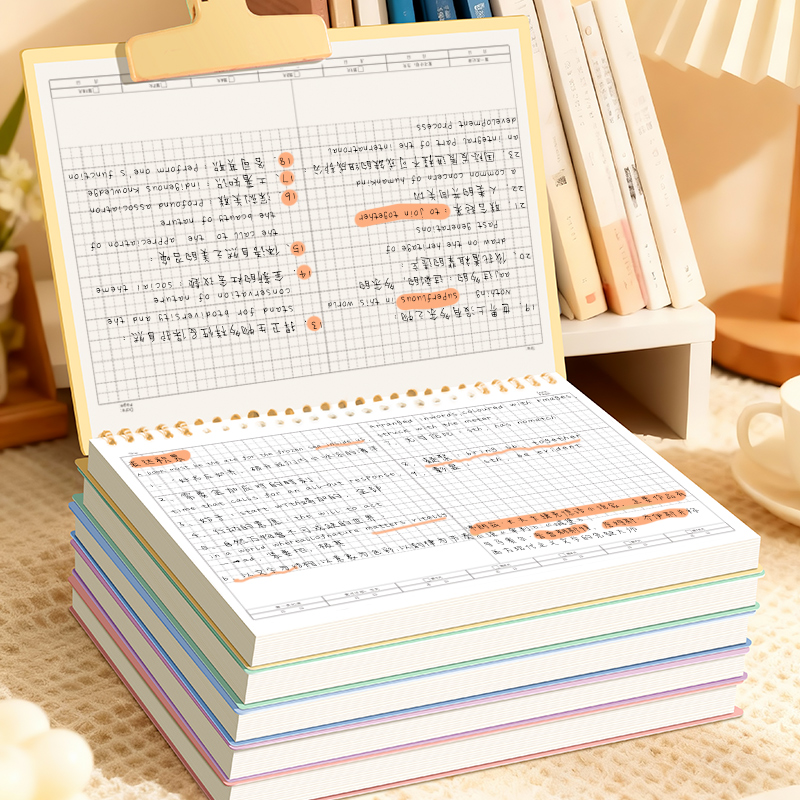 上翻网格活页本笔记本横线笔记本