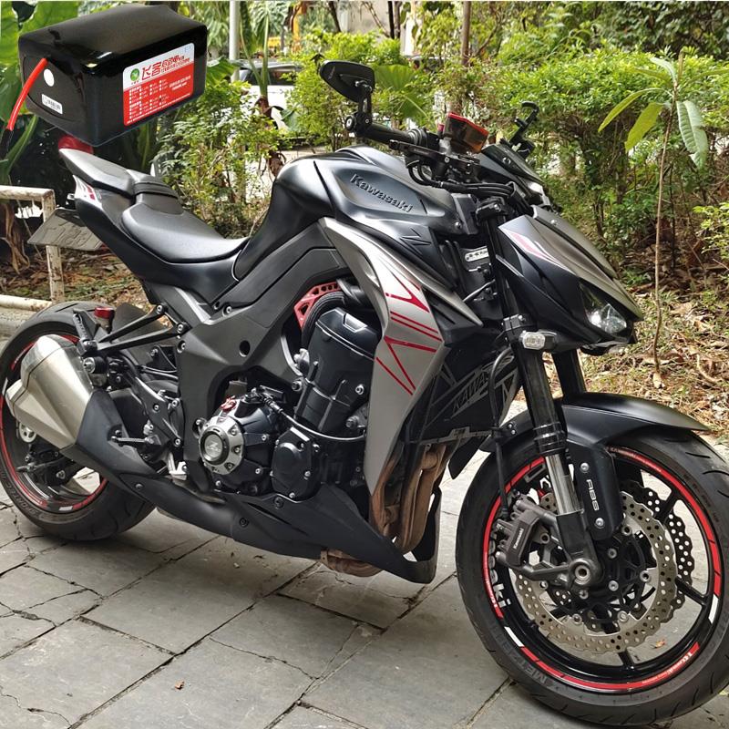 12V摩托车电瓶改飞客锂电池 川崎Z1000R/Ninja1000/ZX1000/ZX-10R