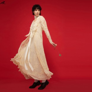 浪漫夏日蕾丝花边防晒衣度假长款 RIP 重工法式 TIE 防晒外套 THE