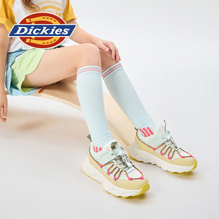 Dickies童鞋 兒童運動鞋 軟底透氣網面女中大童戶外休閑鞋 2025新款