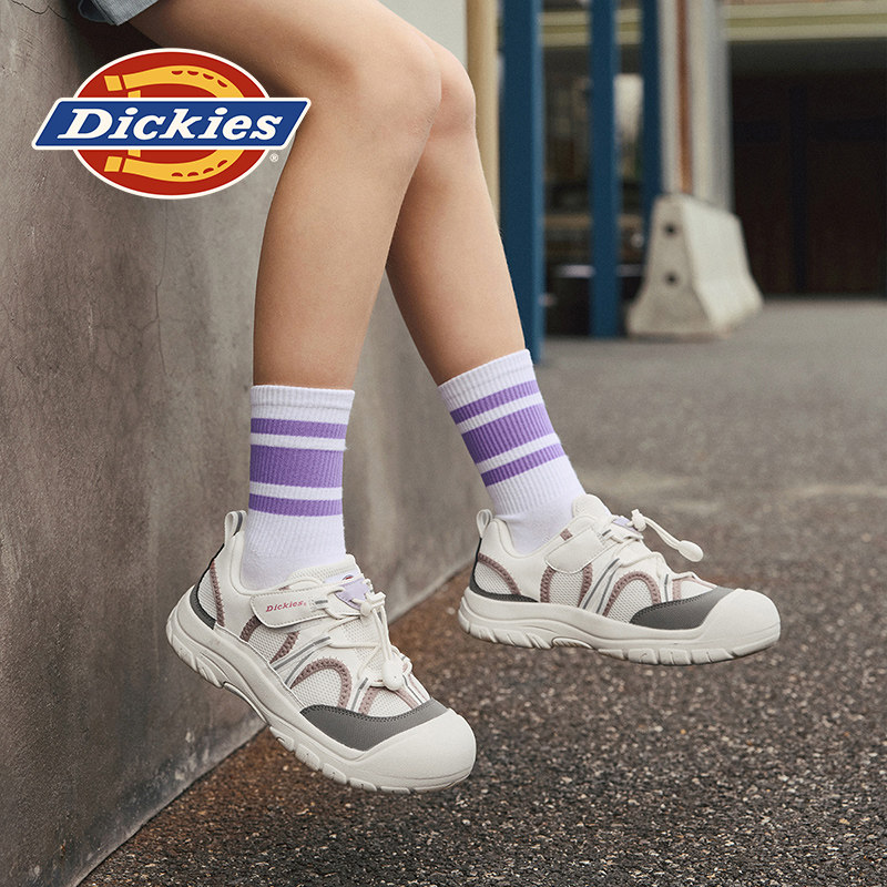 Dickies 女童老爹鞋儿童运动鞋女孩透气软底户外休闲跑步登山鞋,童鞋/婴儿鞋/亲子鞋,运动鞋,淘宝优惠券,粉丝福利购,淘宝优惠卷