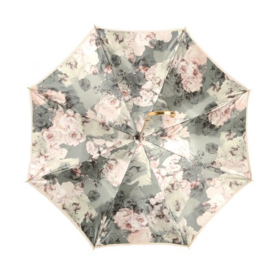 Pasotti伞意大利白色水墨小A清新晴雨伞女神长柄女晴雨两用遮阳伞