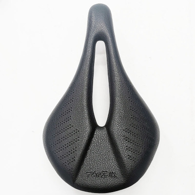 闪电同款碳纤维自行车坐垫v中空超轻复古棕色舒适骑行长途加宽大