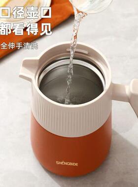 智新款用家用316不锈钢商热水壶能暖水壶1.BB02L大容量温度8保温