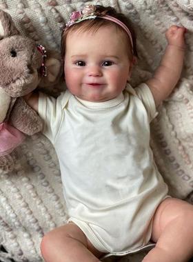 普娃KWC通版NPK5厘米全胶可入水仿真婴儿a洋娃M0ddie普通版