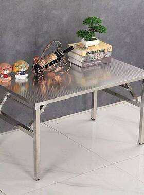 夜方市不钢折餐叠桌便携NNE式烧烤桌子锈户外摆摊商用夜市简易桌