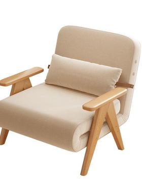 折叠AL102705沙发家用多能发床实木小户型沙件可两用一功包邮一件