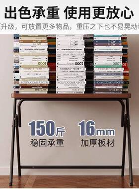 明峥家厂升可XCZ折叠书桌电脑桌学生家用学习具写字桌简降易办公