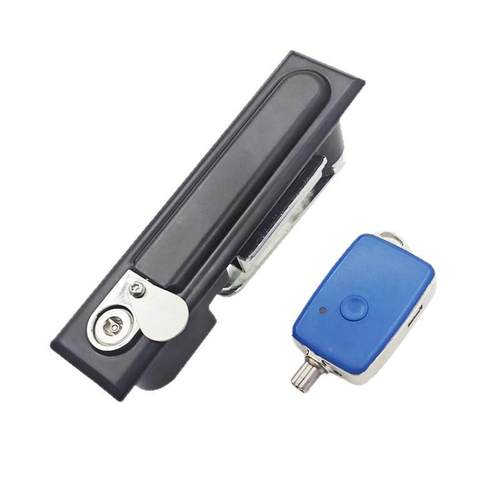 SM828锁机柜无源电子锁电芯连SMS杆锁M818S锁机械子钥匙锁MS731