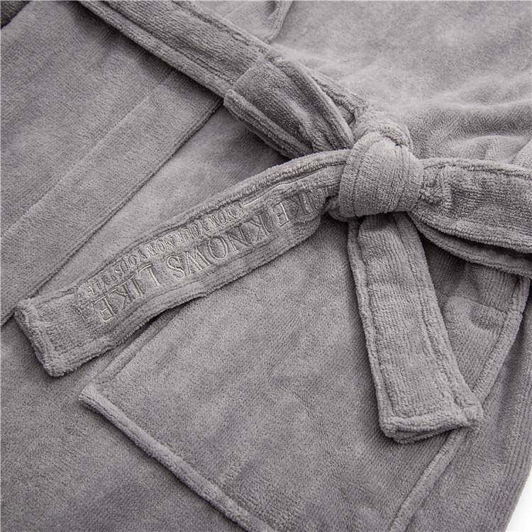 棉全棉割绒连浴袍纯毛巾料无品牌/睡袍宾馆温泉帽吸水衣酒店民宿