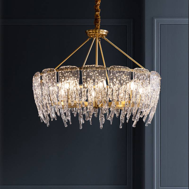 后现代轻奢水晶吊灯创意个性艺术造型美式客厅灯简约卧室灯具新款