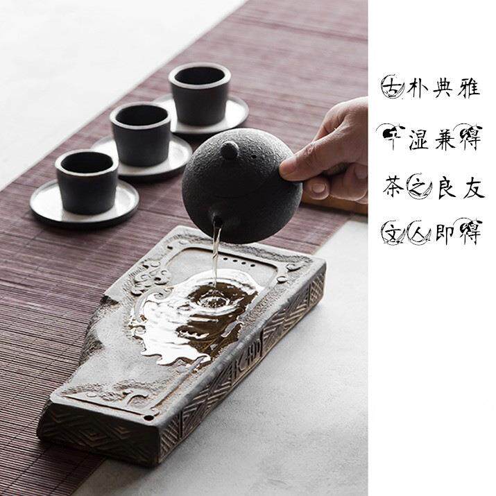 汉砖茶12200盘仿古陶瓷储水