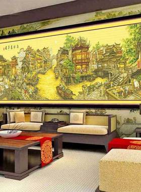 乡旧梦十16191字绣经典收藏名南画025新款线2绣客厅风自景大幅手