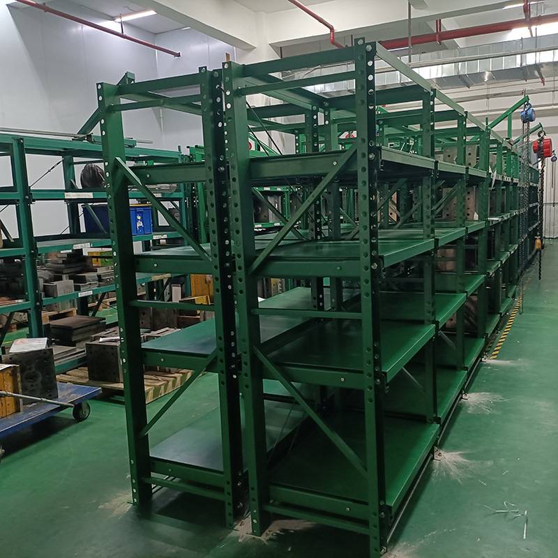重型抽屉式仓库置物架 现货绿色衣柜大型仓储模具货架重型加固