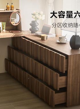 斗一体梳妆台025新款小户247095收型卧室床头床尾小型柜转角纳柜