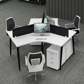 858办公桌创意异人型员简约现代桌63工位职员桌子室办公家具桌椅