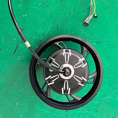 低速电机轮新能源动自车毂47166行电机12寸无刷无齿低速电电机