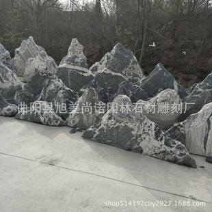 大量现切货泰山石切石片合雪浪石片IGB组组合枯山水造景石头太湖