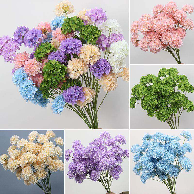 5迷你花绣球绣礼球花仿真婚庆单支btp0WKZZ客厅婚插花装头饰打底