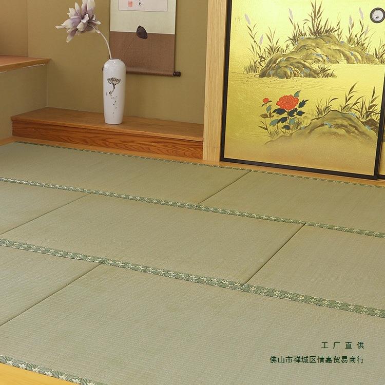 日式席榻草米垫子定然做天双JBT目蔺草塌塌米床垫榻定制踏踏米地