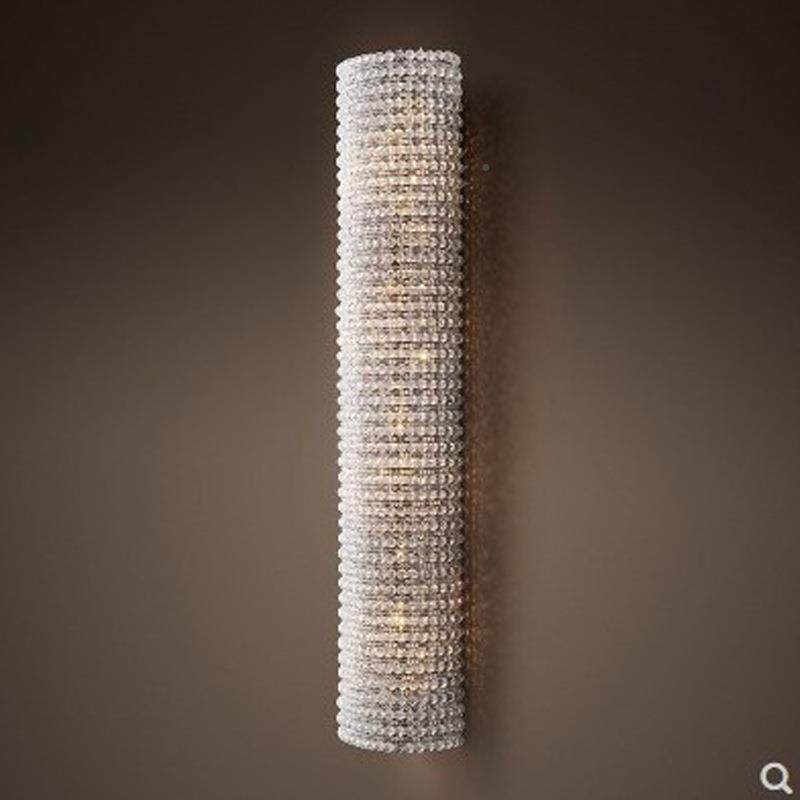 美式RH水晶吊灯客创意圆环厅简厅约H-6001餐板复古别墅代样间水晶