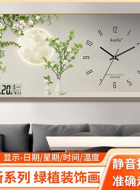 新000036款网音红装饰画挂钟时钟挂免墙家用打孔静创挂钟客厅意农