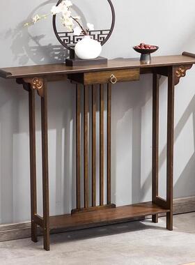 新中式10512窄款条案玄关台入门台厅客玄关供桌现代简约厅端景玄