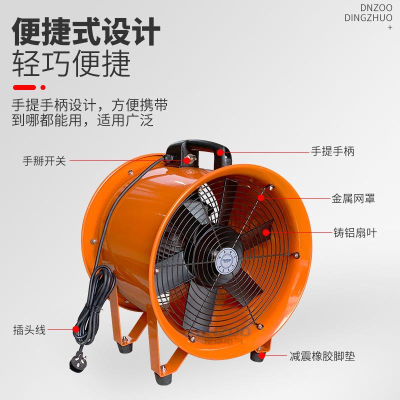 SHT-20525流03YYD4050手提式轴风机移动式船舶隧道管道通风3机