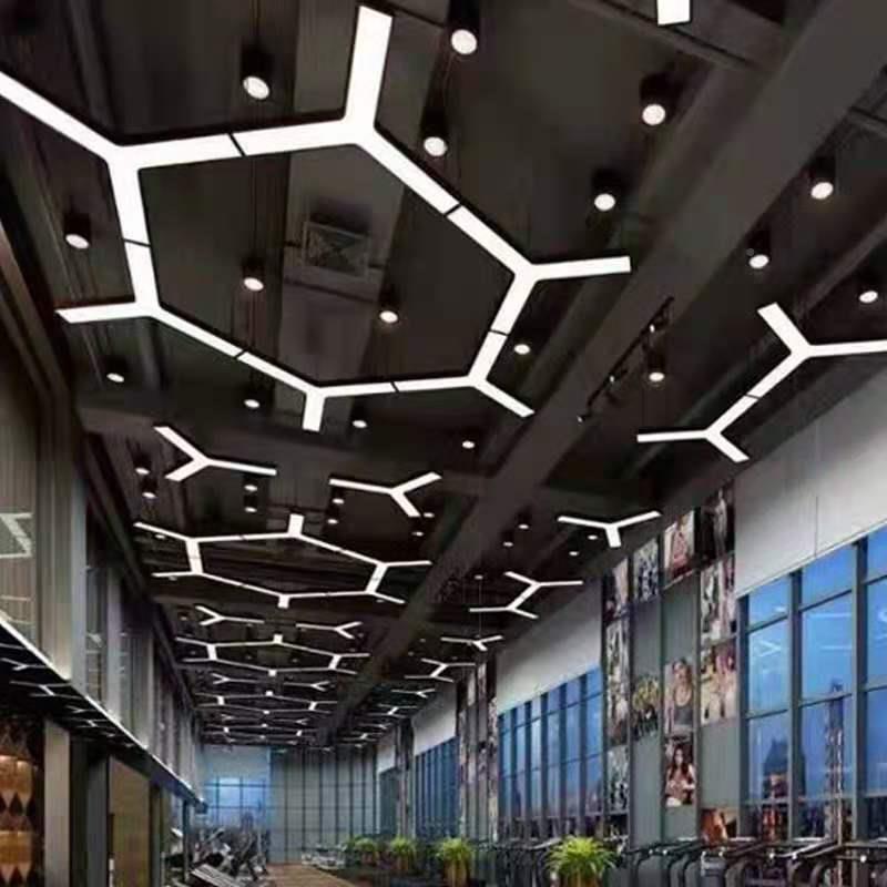 吊形创意灯工程灯餐灯现代简约健身房灯YYX—884具灯饰创意人字形