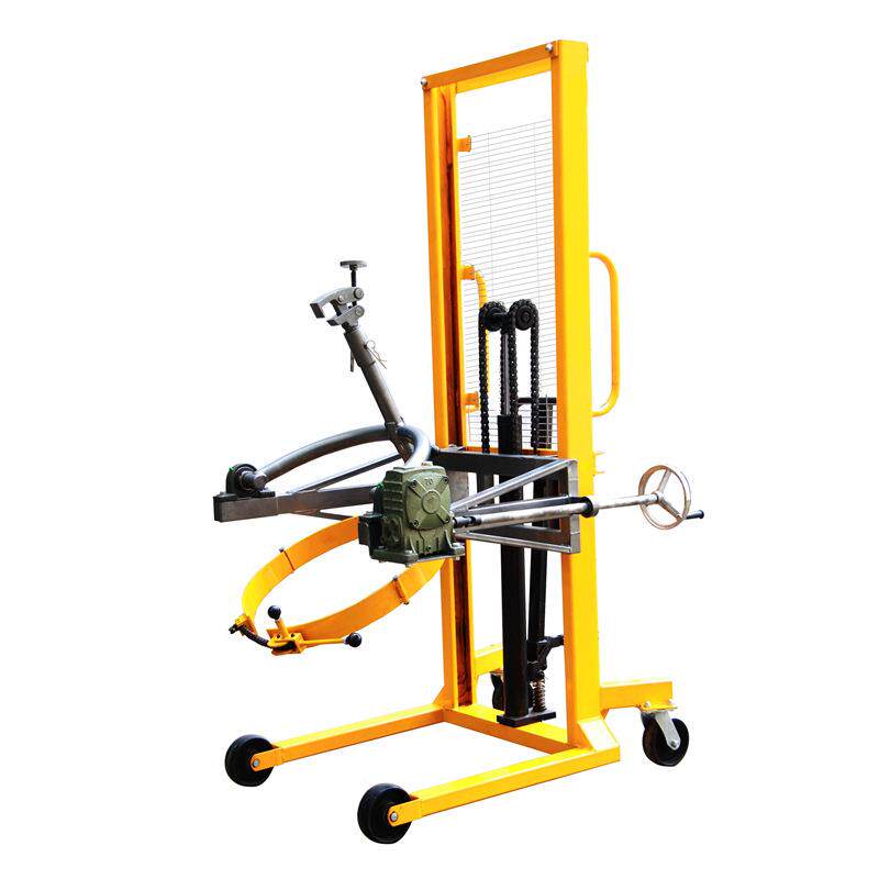 直销450KG高1.米桶堆油高车油桶倒5料车D4DA4505A0手动油桶堆高倒