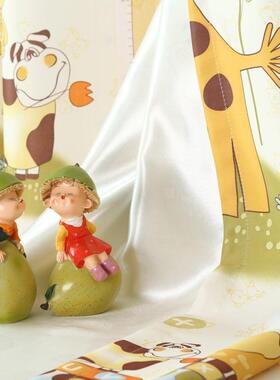 TSW长鹿儿可爱卡通动物窗帘成品颈卧室男女孩儿童房幼园窗帘遮光