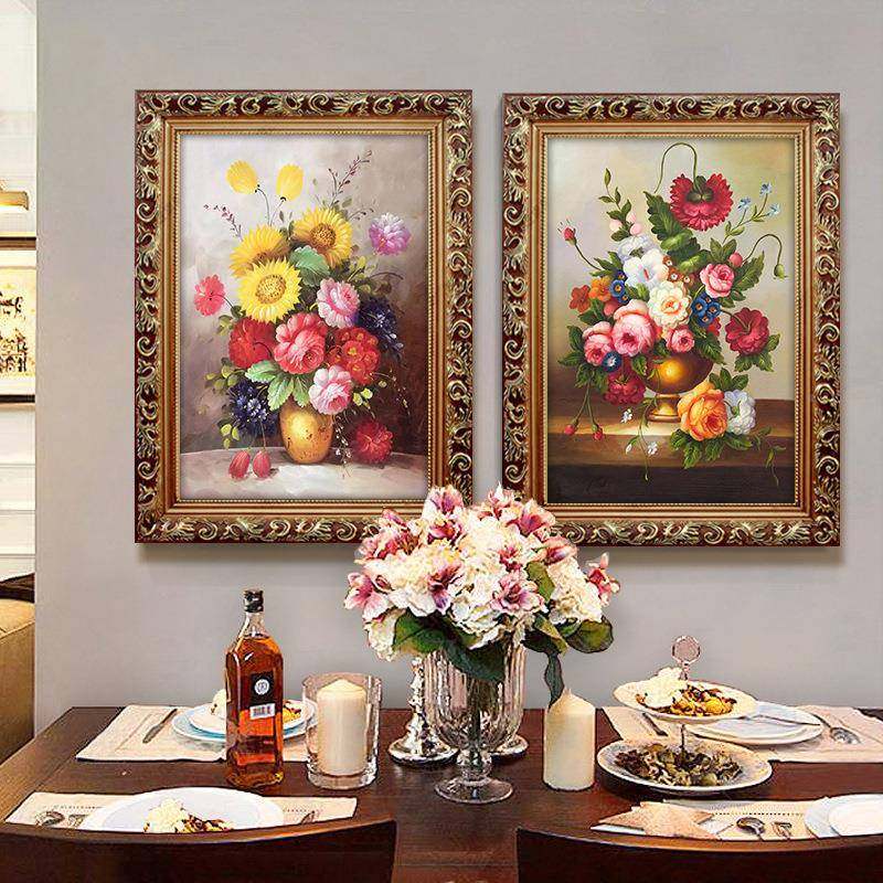 式框古典画装富饰画客厅画餐厅玄关挂画有家居壁挂T061画花开欧贵,鲜花速递/花卉仿真/绿植园艺,割草机/草坪机,淘宝优惠券,粉丝福利购,淘宝优惠卷