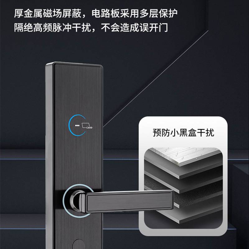 F25公寓民宿出租屋密码锁APP通通锁管理酒店门锁感应刷卡智能门锁