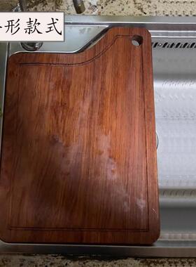 5F76THH78YA1梨木板水槽菜卡板位砧洗碗机花高脚案板厨房粘板实木