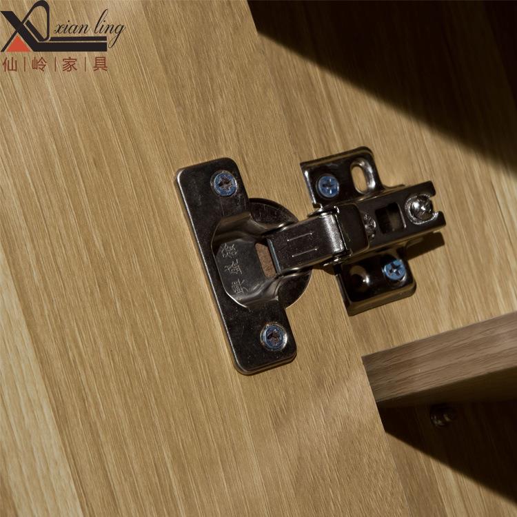 乐板式白胡桃简约现代衣柜1.6米1.4米衣1.推2米经济型式柜816-2#