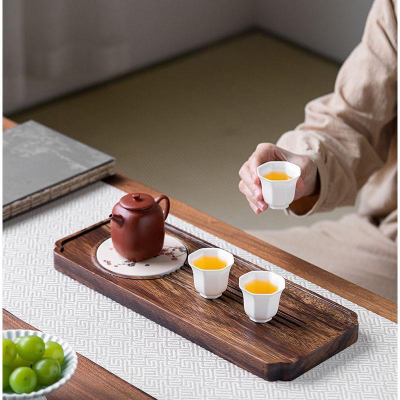 新款整块胡桃木茶盘用实家木办泡公室排水WSTP2402式小台型干茶茶