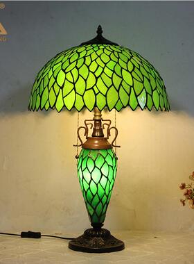 出口货源室12英寸蒂汇凡璟尼欧美台灯卧灯床76463头柜婚房led灯