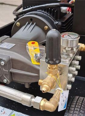 7派驰C-1009A120P高压0清洗机泵头ALR129A洗车机高压泵总成15KW泵