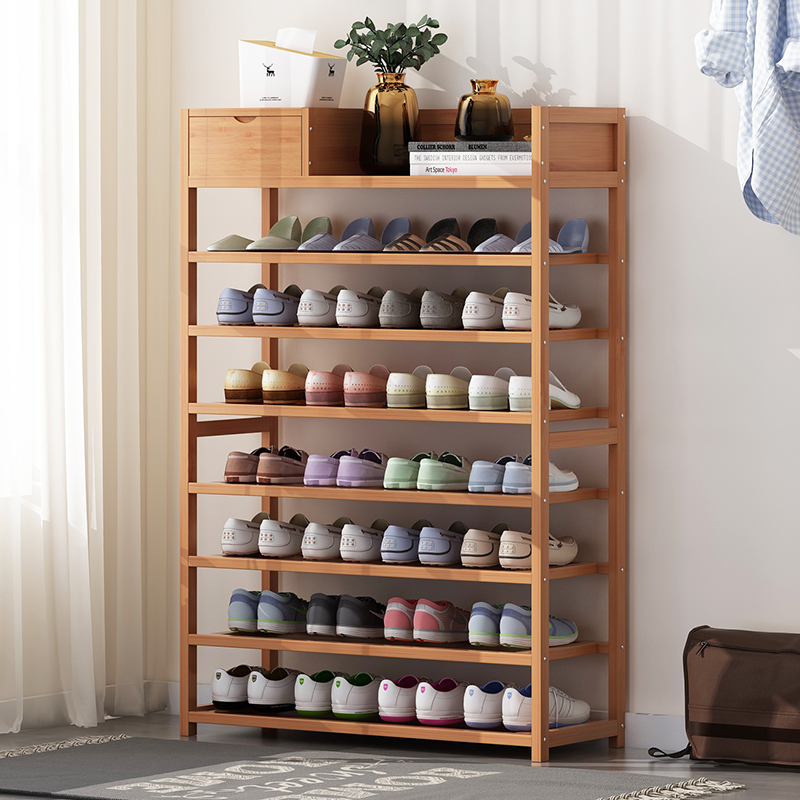 速发鞋结架易家用门口收纳神器省空间宿舍置物简子架实耐用鞋柜经