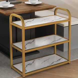 速发火锅店菜架子三层架艺蔬菜架多层厨房置物铁配菜串串店放菜架