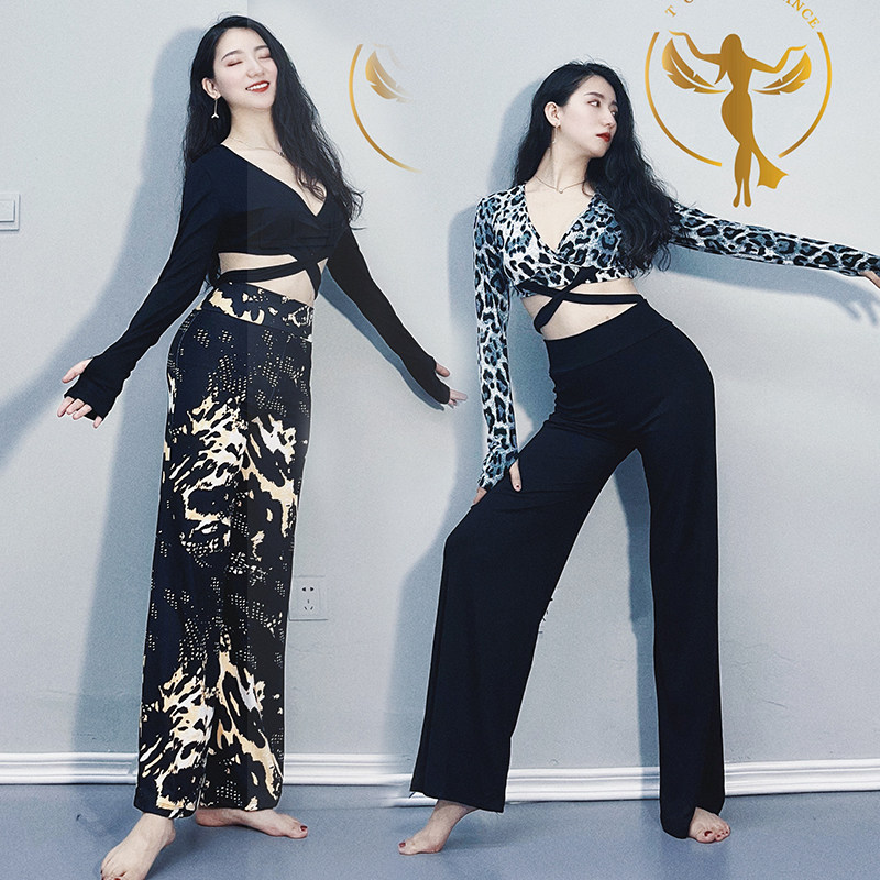速发SWEG肚皮舞练功服个性裤装小野舞猫022新款鼓2练习表演服套02