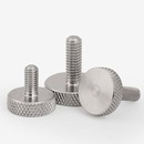 速发04不锈钢大平头手拧螺丝 GB85滚花镜面广告1栓M4M5M6M8钉M螺2