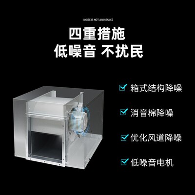 南洋有为 商用轻音空调风柜v风箱 柜式新风系统厨房管道排风送风