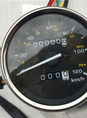 适用太子摩托车仪表改装CG125嘉陵70 GN太子猴子龟王X复古改装码